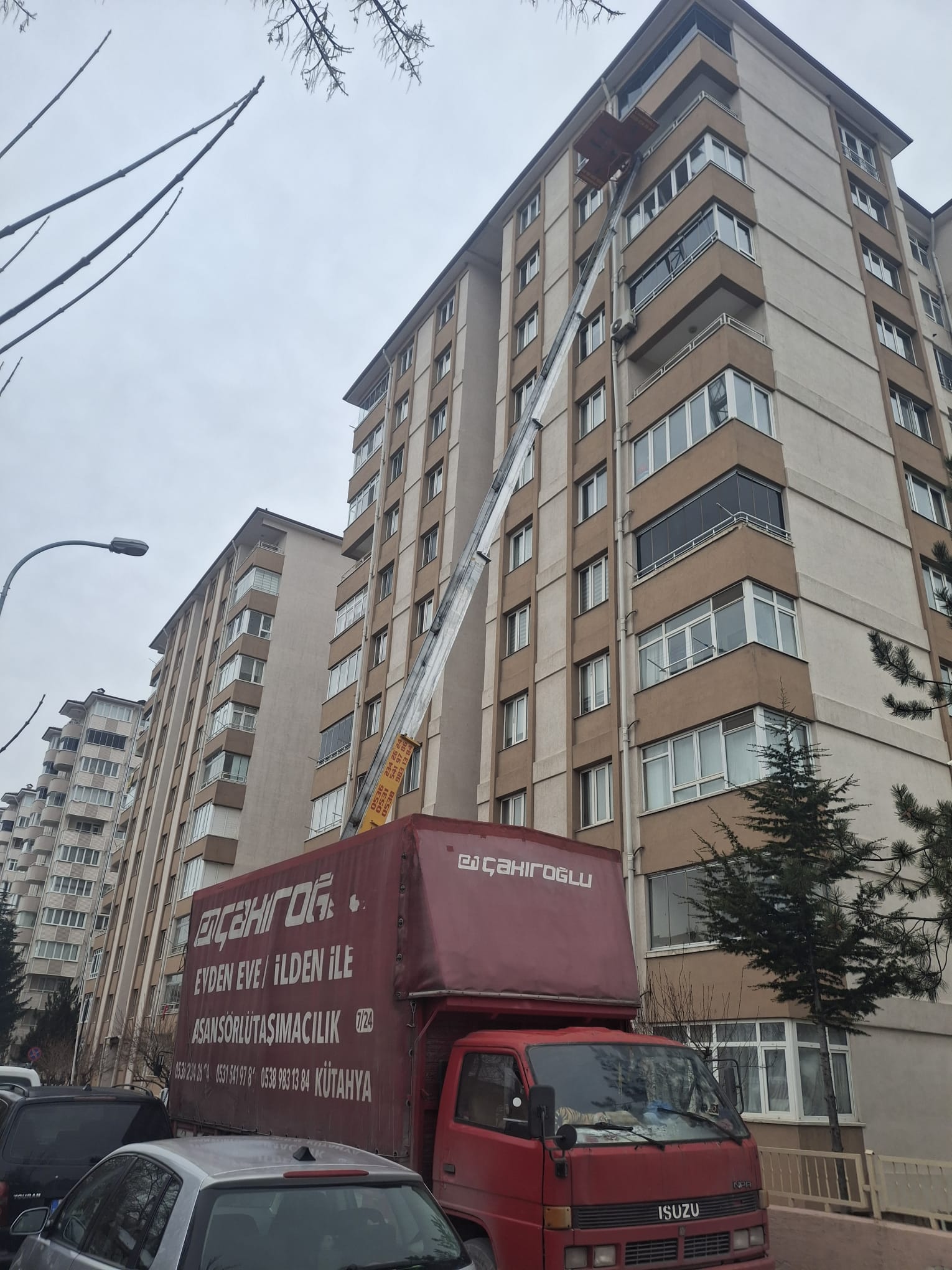 Çakıroğlu Nakliyat Asansörlü Taşıma Kütahya