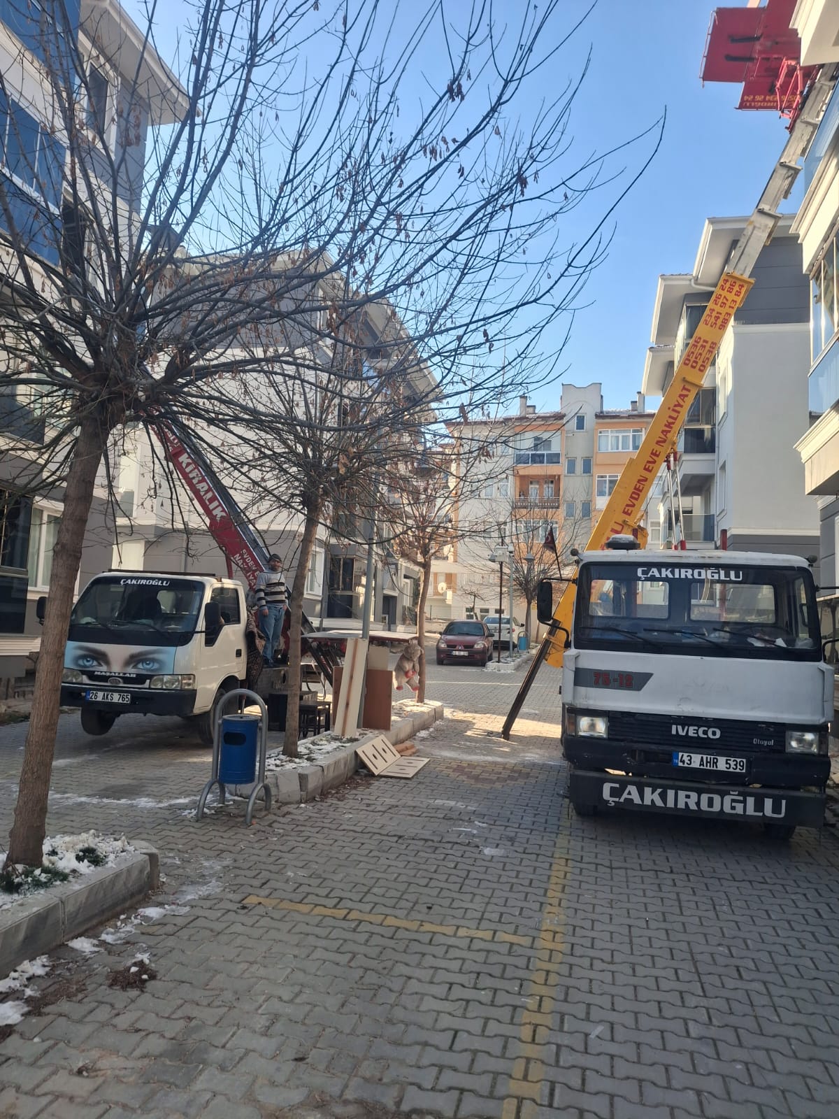 Çakıroğlu Nakliyat Araçlar Operasyonda