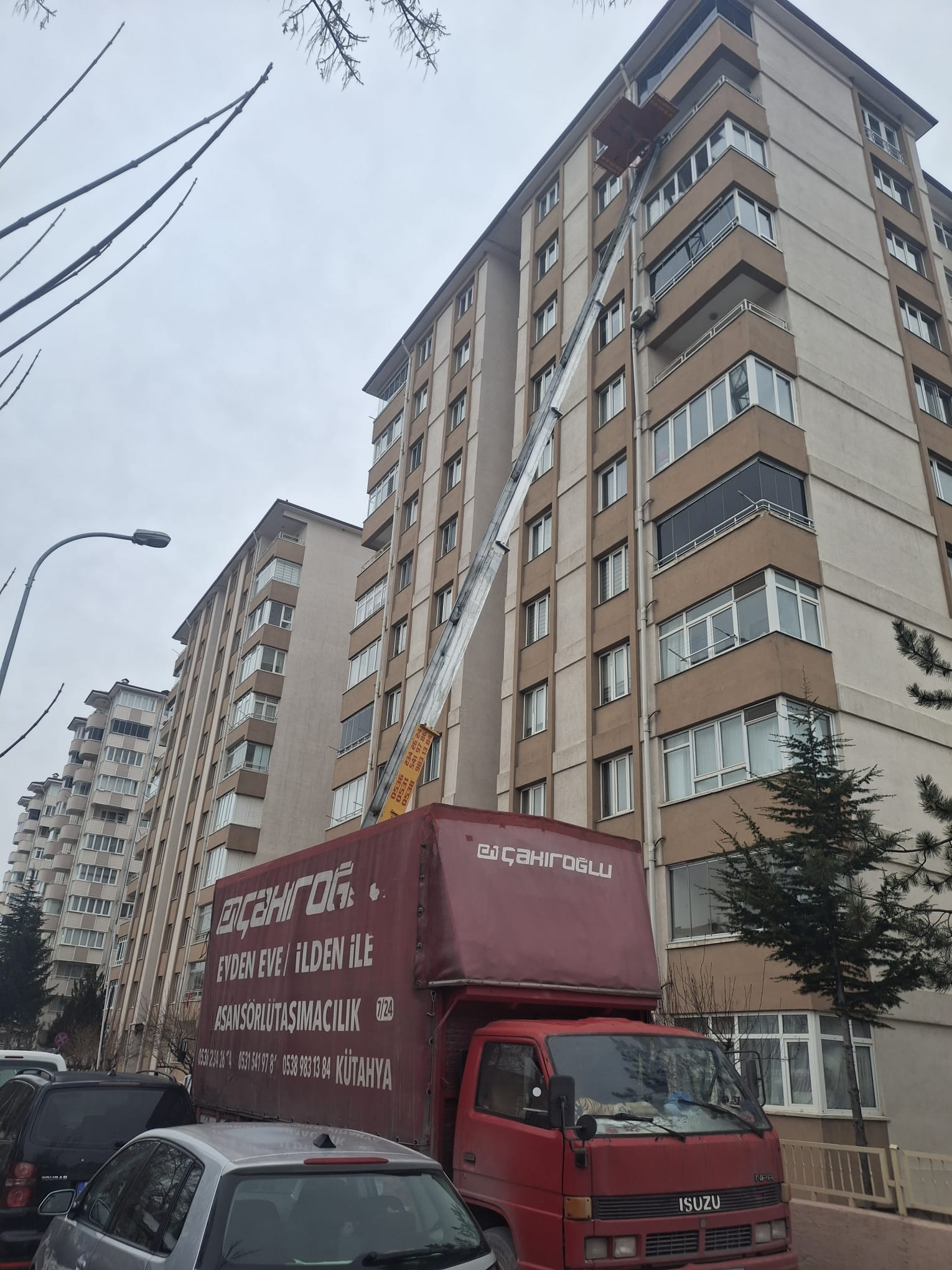 Çakıroğlu Nakliyat Asansör Bina Çalışması